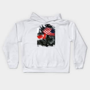 Neighboring Countries - Canada and USA Kids Hoodie